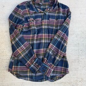 Blue & Purple Patagonia Flannel, women’s size small